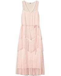 Twinset - Tüllkleid mit Falten - Lyst