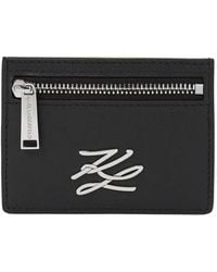 KARL LAGERFELD - K/Autograph Card Holder - Lyst