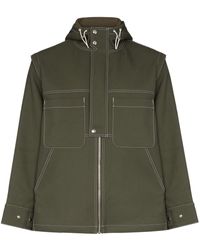 Jacquemus Meunier Hooded Jacket - Green