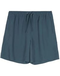 New Amsterdam - Drawstring Logo-Patch Shorts - Lyst