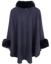 Twinset - Faux-Fur Cape - Lyst