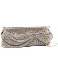 Benedetta Bruzziches - Ondina Crystal-Embellished Mesh Clutch Bag - Lyst