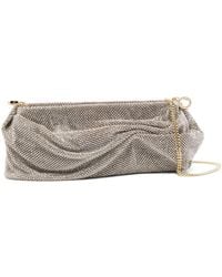 Benedetta Bruzziches - Ondina Crystal-Embellished Mesh Clutch Bag - Lyst