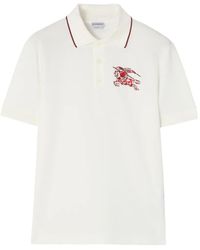 Burberry - Heart Knight Cotton Polo Shirt - Lyst