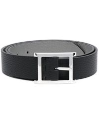Orciani - Logo-Debossed Leather Belt - Lyst