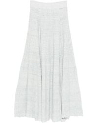 Fedeli - Ribbed Midi Skirt - Lyst