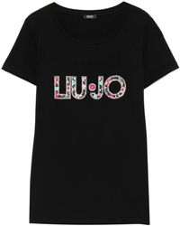 Liu Jo - T-Shirt With Logo - Lyst