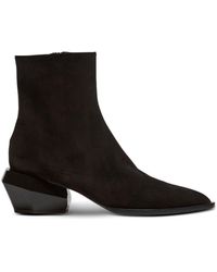 Balmain - Billy Suede Ankle Boots - Lyst