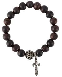 Loree Rodkin - Bead Sapphire And Diamond Charm Bracelet - Lyst