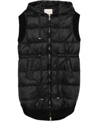 Twinset - Hooded Quilted Vest - Lyst