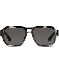 Dolce & Gabbana - Lunettes De Vue À Effet Écaille De Tortue - Lyst