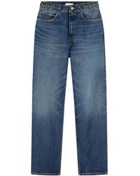 Tommy Hilfiger - Chain-Detail Whiskered Jeans - Lyst