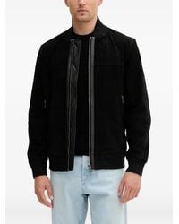 BOSS - Bomberjacke mit Reißverschluss - Lyst