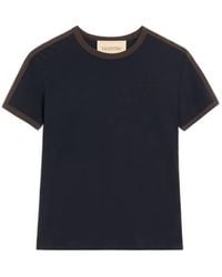 Valentino Garavani - Vlogo-Embroidery T-Shirt - Lyst