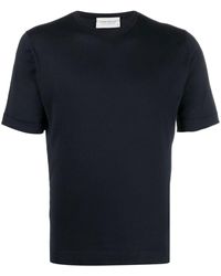John Smedley - Jersey-knit Cotton T-shirt - Lyst
