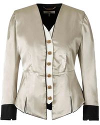 Chloé - Blazer Satinada Seda - Lyst