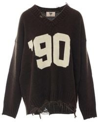 Aniye By - Duke Distressed Sweater - Lyst