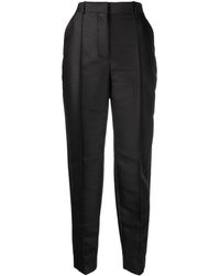 Totême - Pressed-crease Tapered Trousers - Lyst