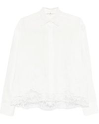 Ermanno Scervino - Lace Collar Shirt - Lyst