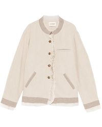 COTEMP - Ruffled Button Jacket - Lyst