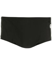 Amir Slama - Logo-Patch Swimming Shorts - Lyst
