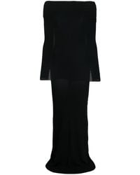 Balenciaga - Robe longue à design superposé - Lyst