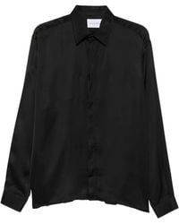 MARSĒM - Camisa De Manga Larga Con Acabado Satinado - Lyst
