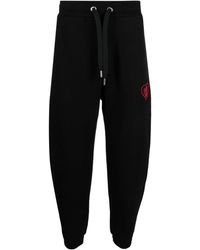 FAMILY FIRST - Heart Logo-embroidered Track Pants - Lyst