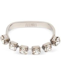 MM6 by Maison Margiela - Crystal-Embellished Ring - Lyst