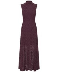 ROTATE BIRGER CHRISTENSEN - Lace Maxi Flared Dress - Lyst