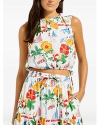 Seafolly - Bluse Mit Print - Lyst