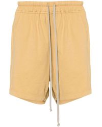 Rick Owens - Pantalones cortos de chándal de tejido jersey - Lyst
