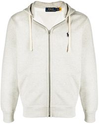 Polo Ralph Lauren - Polo Pony Embroidery Zip-Up Hoodie - Lyst