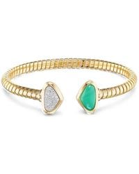 Marina B - Trisolina Chrysoprase And Diamond Bracelet - Lyst