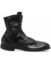Guidi - Leather Zip-front Ankle Boots - Lyst