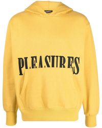 Pleasures - Logo-Embroidered Hoodie - Lyst