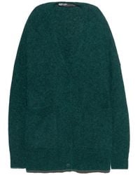 Bimba Y Lola - Long Dark- Alpaca Cardigan - Lyst