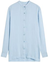 Bondi Born - Ardea Hammered-Satin Shirt - Lyst