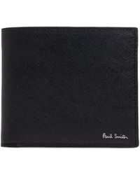 Paul Smith - Portefeuille En Cuir À Imprimé Graphique - Lyst