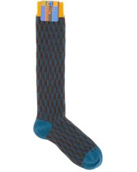Gallo - Socken Mit Geometrischem Muster - Lyst