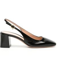 Gianvito Rossi - Freeda 55Mm Leather Pumps - Lyst