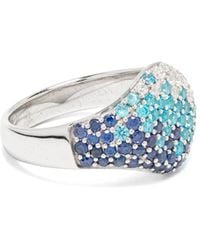 Tom Wood - Cubic Zirconia Gradient Cocktail Ring - Lyst