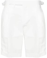 Briglia 1949 - Amalfis Pleat-detail Bermuda Shorts - Lyst