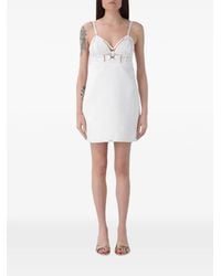 Elisabetta Franchi - Strappy Duchesse Mini Dress - Lyst