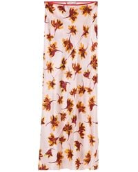 Lee Mathews - Franz Floral-Print Maxi Skirt - Lyst