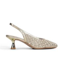 Marc Ellis - Woven Slingback Pumps - Lyst