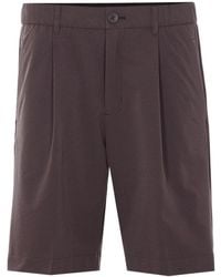 Herno - Pantalones Cortos Con Pinzas - Lyst
