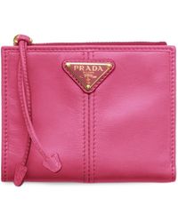 Prada - Cartera Pequeña Con Logo Triangular - Lyst