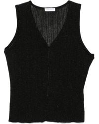 Majestic Filatures - Fijngebreide Top - Lyst