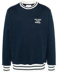 Drole de Monsieur - Slogan-print Cotton Sweatshirt - Lyst